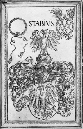 Dürer, Coat of Arms of Stabius / Woodcut