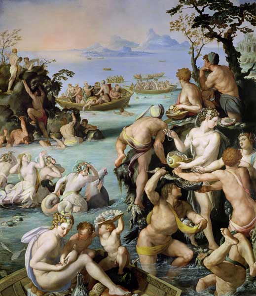 The Pearl Fishers from Alessandro Allori