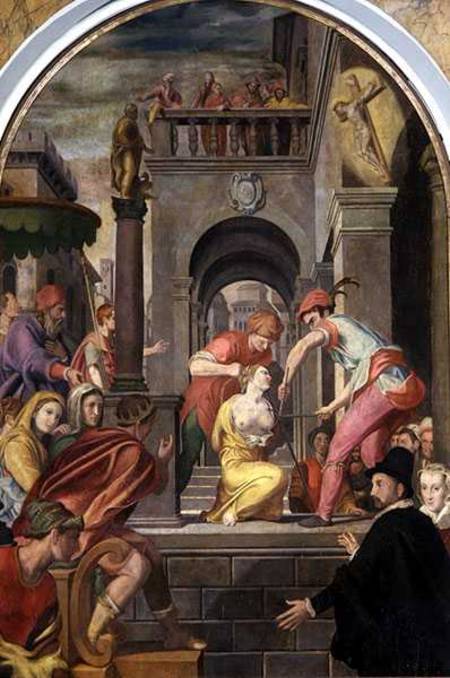 The Martyrdom of St. Agatha from Alessandro Allori
