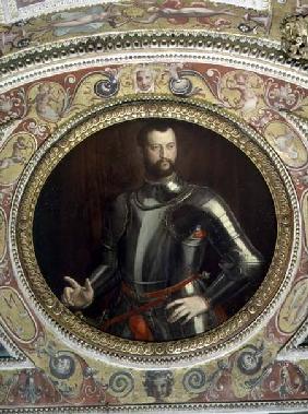 Portrait of Cosimo I de' Medici (1519-74) from the Studiolo di Francesco I