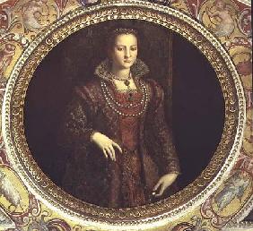 Portrait of Eleonora di Toledo, wife of Cosimo I de' Medici (1519-74) from the Studiolo di Francesco