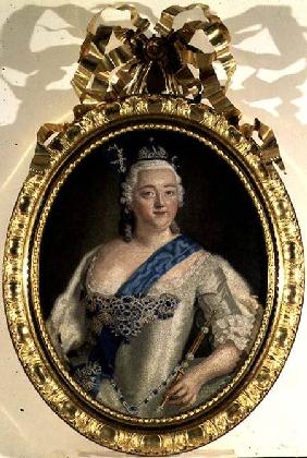 Portrait of the Empress Elizabeth of Russia