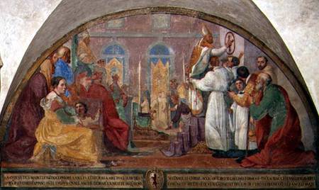 Pope Eugene IV Consecrating the convent of San Marco in 1442 from Alessandro Tiarini
