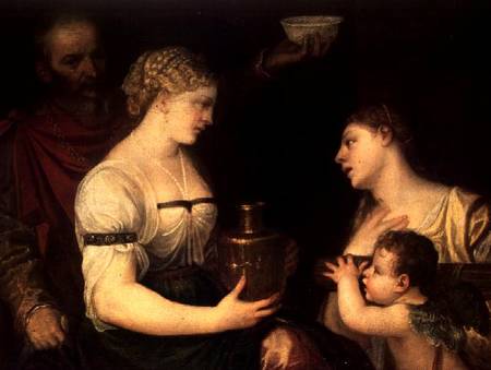 Allegory of Married life depicting the Gods Vesta, Hymen, Mars and Venus from Alessandro Varotari