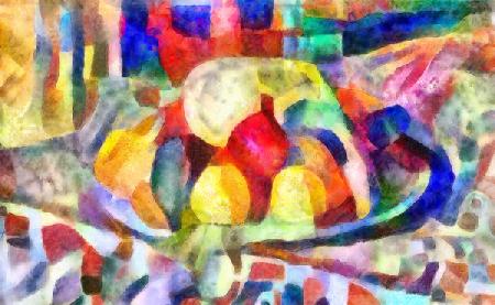 still life from colours