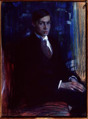 Portrait of the poet Boris Pasternak (1890-1960)