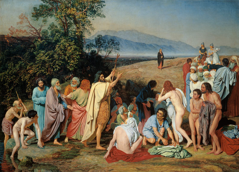 Christ appears to the people from Alexander Andrejewitsch Iwanow
