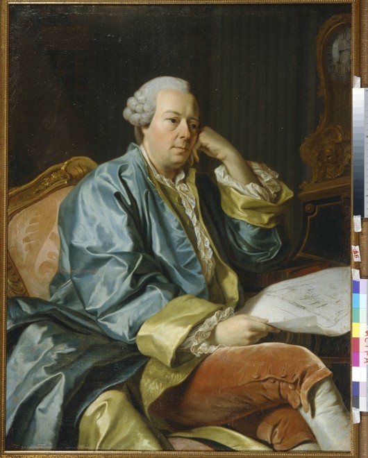 Portrait of Ivan Ivanovich Betskoi (1704-1795) from Alexander Roslin