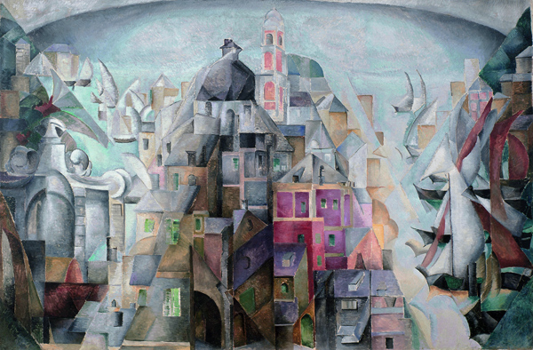 Synthetic view of the city of Diepe from Alexandra Exter