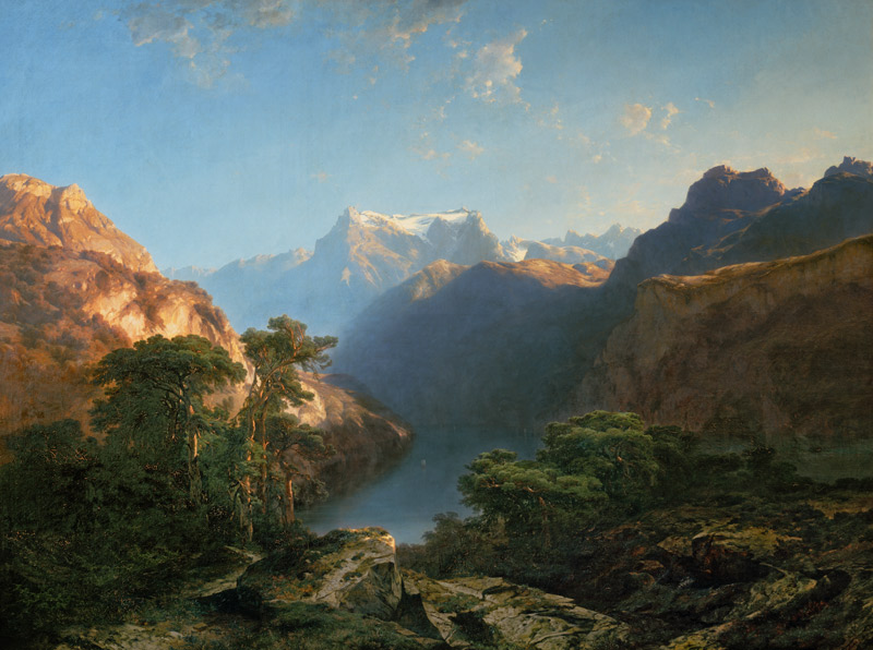 The Urnersee from Alexandre Calame