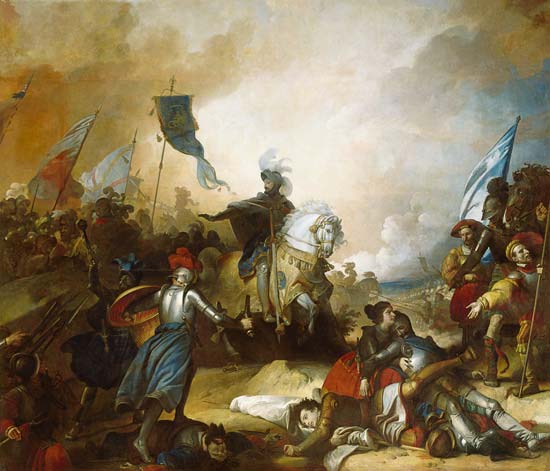 The Battle of Marignan, 14th September 1515 from Alexandre Evariste Fragonard