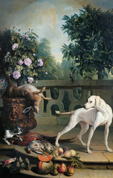 Animals, flowers and fruits from Alexandre-François Desportes