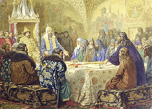 Beginn der russischen Kirchen-Dissidenz 1634 from Alexej Danilovich Kivschenko