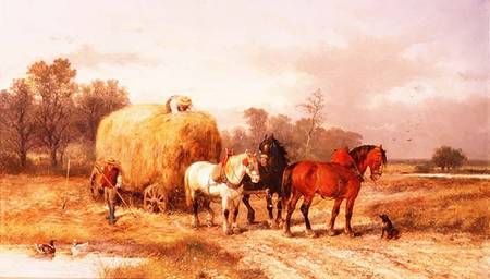 Carting hay from Alexis de Leeuw