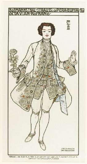 Costume Design for the opera "Der Rosenkavalier (The Knight of the Rose)" by Richard Strauss