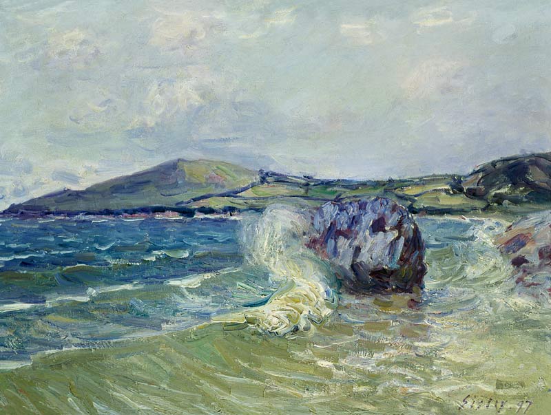 Lady's Cove, Wales from Alfred Sisley