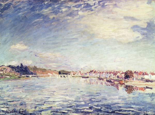 Saint-Mammes from Alfred Sisley