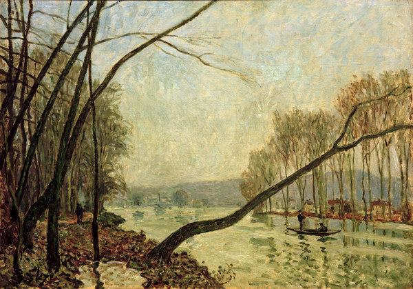 A.Sisley, Seine-Ufer im Herbst from Alfred Sisley