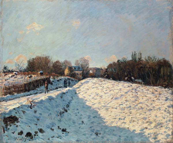 Effect of Snow at Argenteuil from Alfred Sisley
