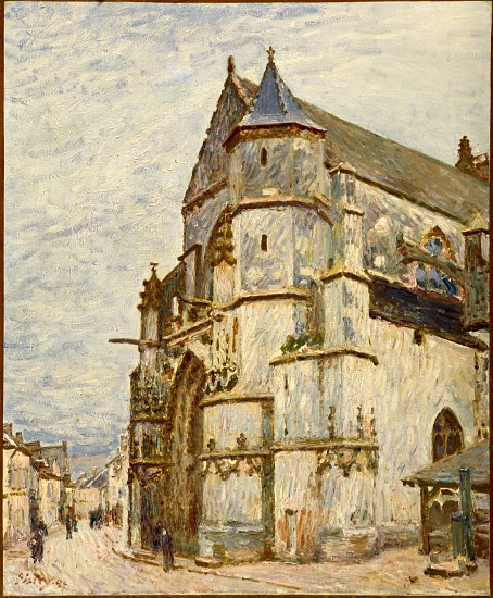 Church at Moret after the Rain from Alfred Sisley