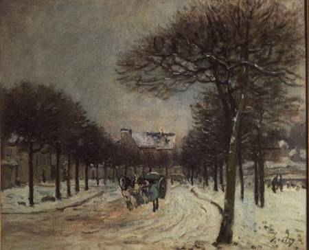 The Road to Saint-Germain at Marly from Alfred Sisley