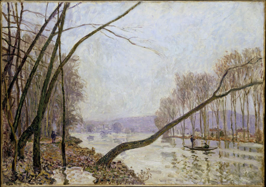 Bank of the Seine in Autumn from Alfred Sisley