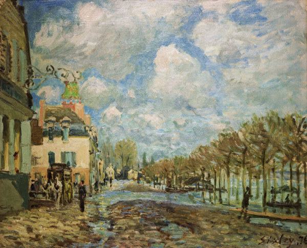 Sisley / Flooding in Port-Marly / 1876 from Alfred Sisley