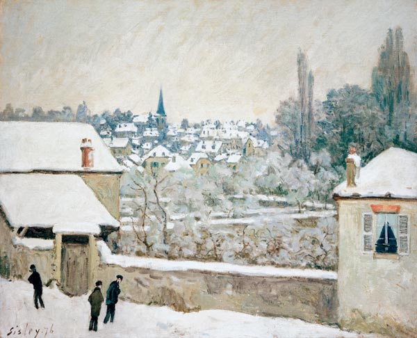 Sisley / Winter in Louveciennes / 1876 from Alfred Sisley