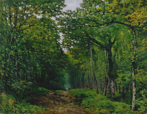 The Avenue of Chestnut Trees at La Celle-Saint-Cloud from Alfred Sisley