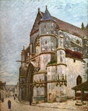 Sisley / Church in Moret in winter /1894
