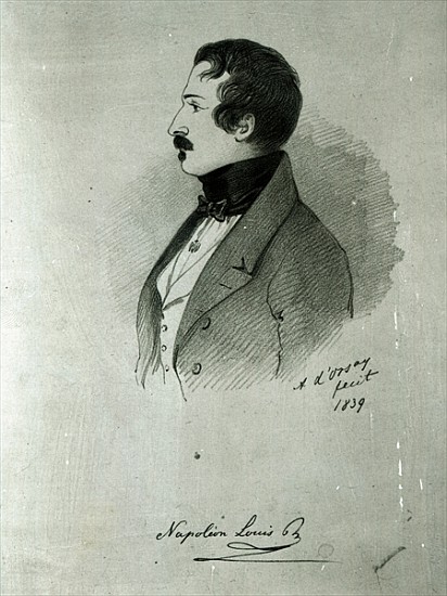 Portrait of Napoleon III (1808-73) as a young man from Alfred d' Orsay