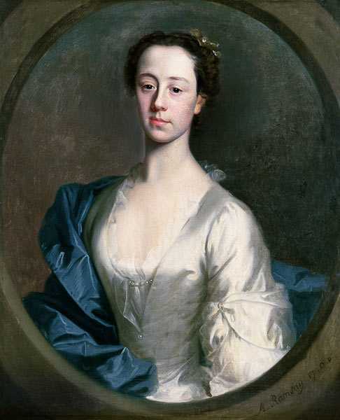 Portrait of Catherine Gale (1716-52) from Allan Ramsay