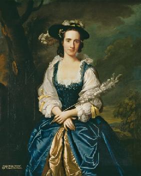 Portrait of Lady Mary Stewart (1720-51) Wife of Kenneth Mackenzie, Lord Fortrose