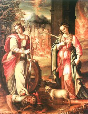 St. Catherina and St. Agnes