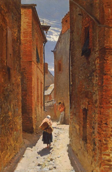 Street in the Old Town from Alphonse Marie de Neuville