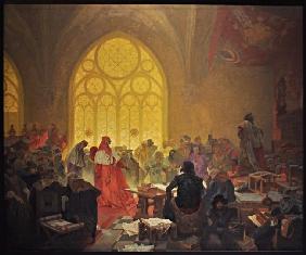 The Hussite King George of Podebrady (The cycle The Slav Epic)
