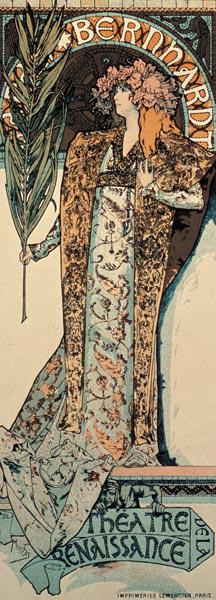 Gismonda, the first poster of Mucha for Sarah Bernhard and the Théatre de renaissance