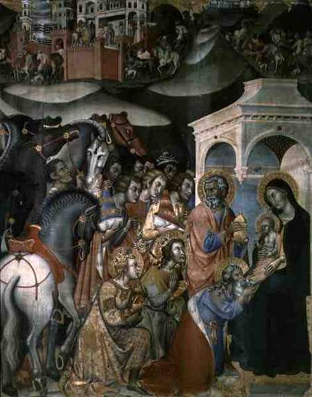 Adoration of the Magi from also Manfredi de Battilori Bartolo di Fredi