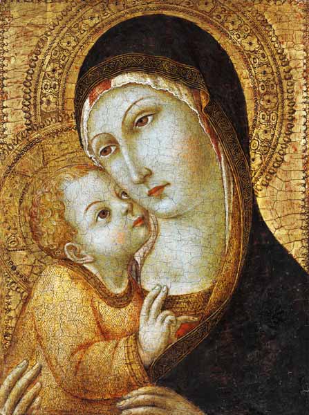 Madonna and Child from also Ansano di Pietro di Mencio Pietro Sano di
