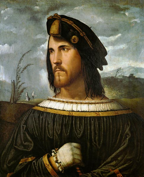 Cesare Borgia (1475-1507) Duke of Valencia from Altobello Meloni