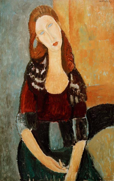 A.Modigliani, Jeanne Hébuterne, seated from Amadeo Modigliani