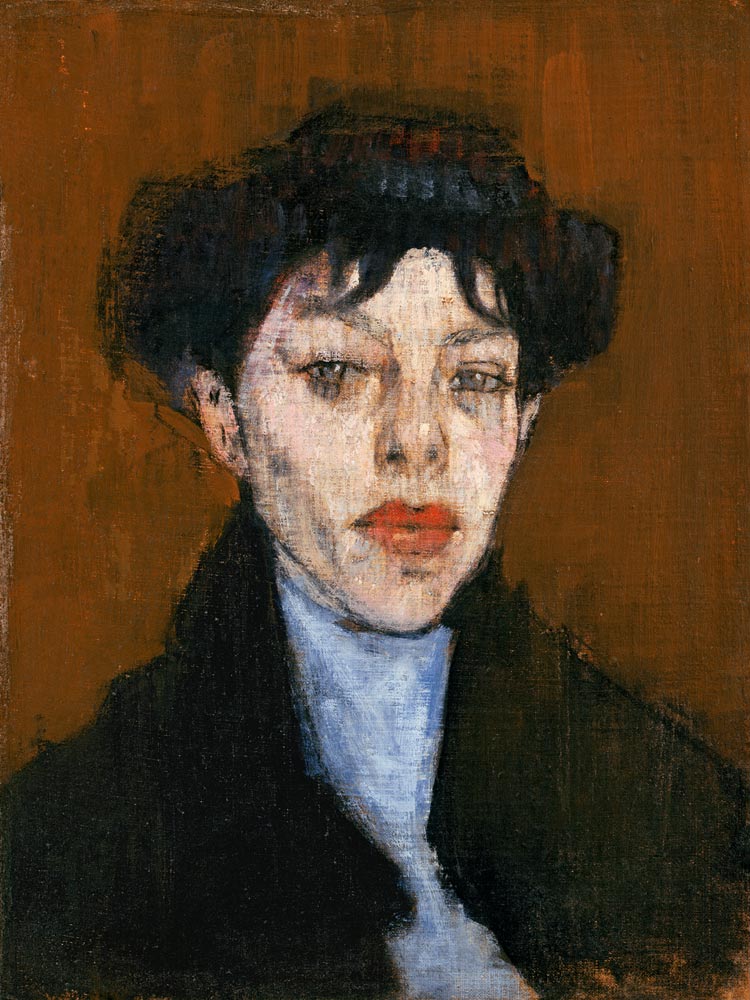 Woman with a Blue Scarf from Amadeo Modigliani
