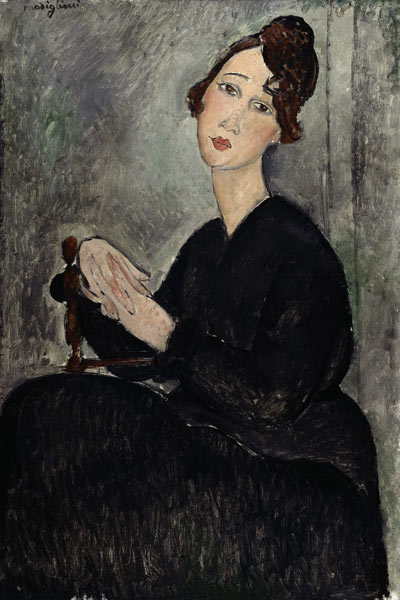 Portrait of Dedie (Dedicated to Odette Hayden) from Amadeo Modigliani