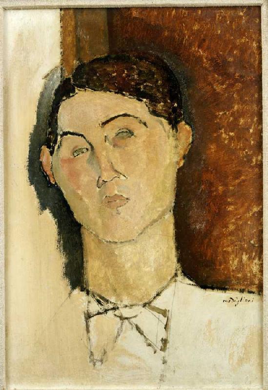 Head of a young man. from Amadeo Modigliani