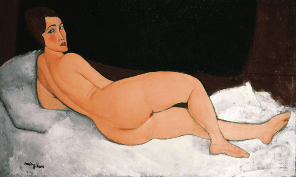Liegender Akt (auf der linken Seite) from Amadeo Modigliani