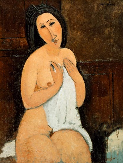 Seated Nude with a Shirt from Amadeo Modigliani