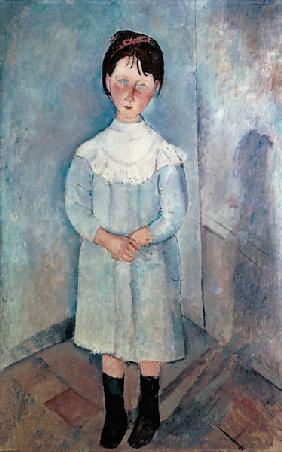 A.Modigliani, Girl in blue