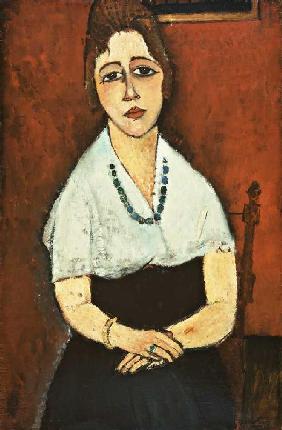 Young woman with necklace (Elena Picard)