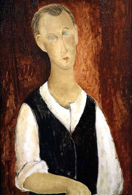 Young Man with a Black Waistcoat from Amadeo Modigliani