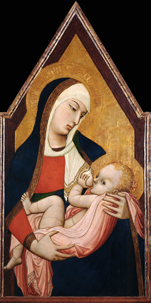 Madonna of the Milk from Ambrogio Lorenzetti